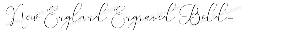 New England Engraved Bold字体转换